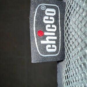 Chicco Gray travel bassinet with carrying bag